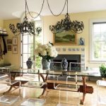 Acrylic dining table set