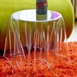 Acrylic end table