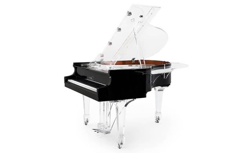 Aire™ acrylic baby grand piano