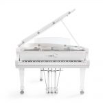 Aire™ acrylic piano with chrome trim