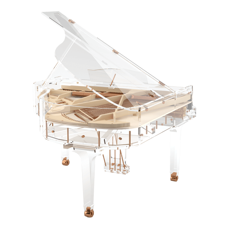 Bluthner glass piano