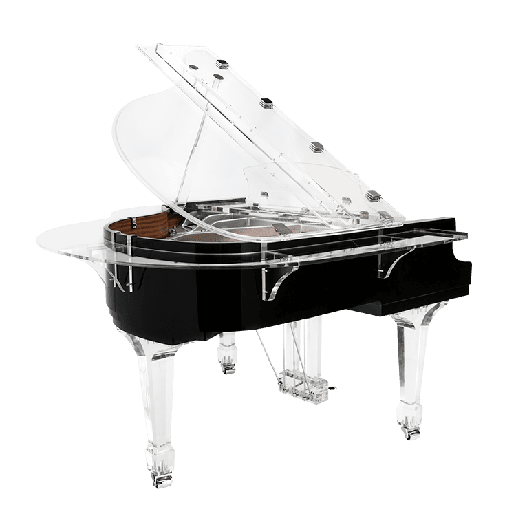 Aire™ Transparent Baby Grand Piano Draft