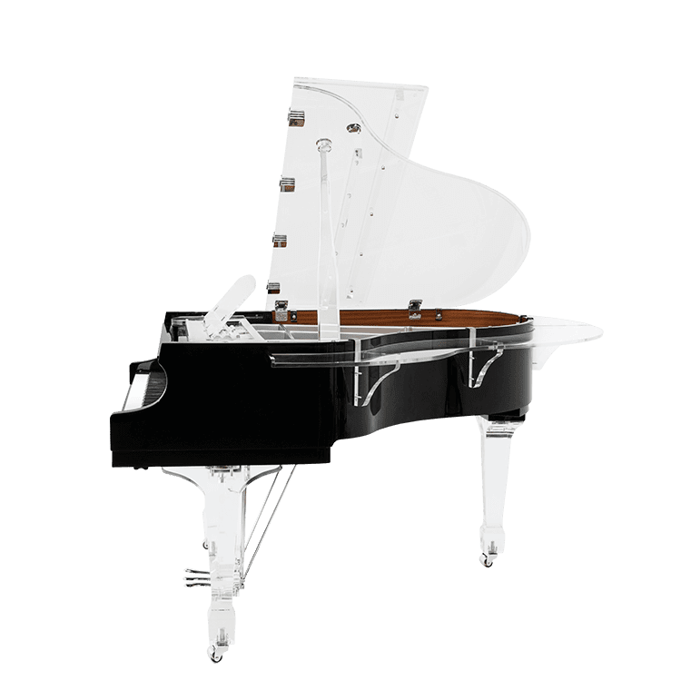 Aire™ Transparent Baby Grand Piano Draft