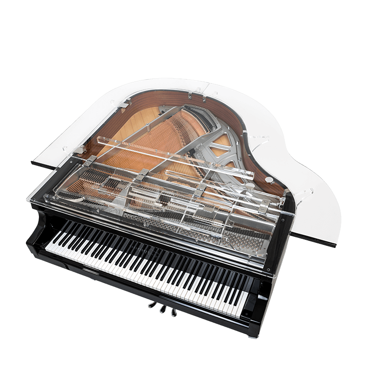 Aire™ Transparent Baby Grand Piano Draft