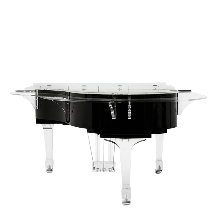 Aire™ Transparent Baby Grand Piano Draft