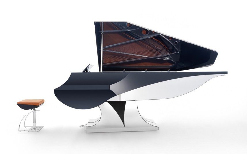 Fazioli Ebony Concert Grand