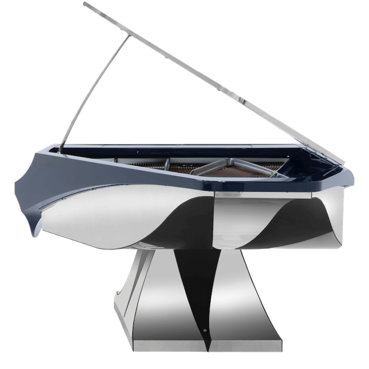 Fazioli Aria piano with open lid