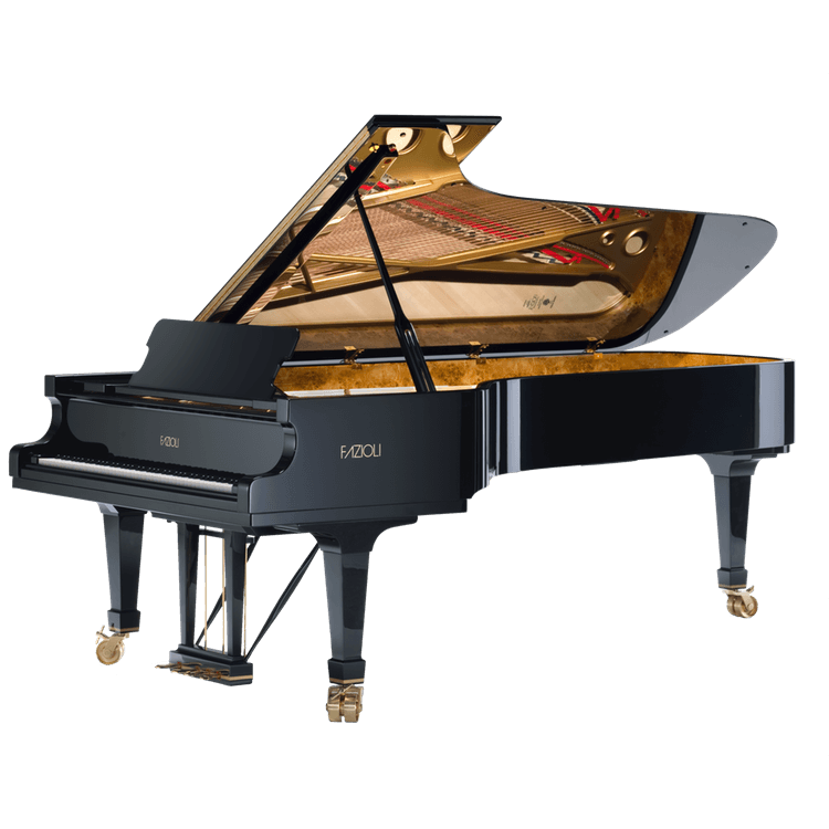 Fazioli Ebony Concert Grand