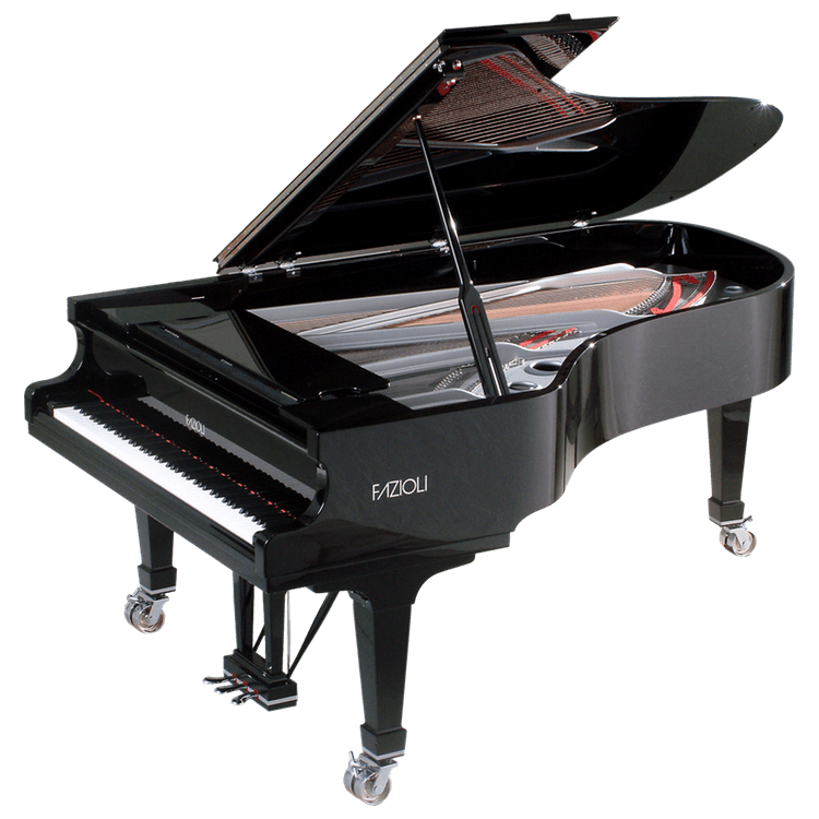 Fazioli Silver Grand Piano