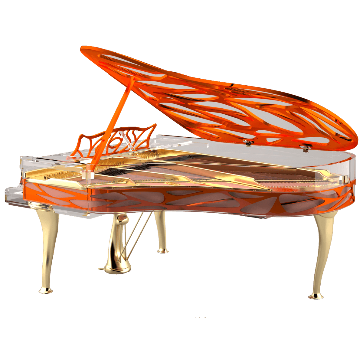 Hive Xtravaganza - Bright Orange with Gold