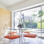 Round acrylic table