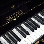 Sauter Black Upright piano