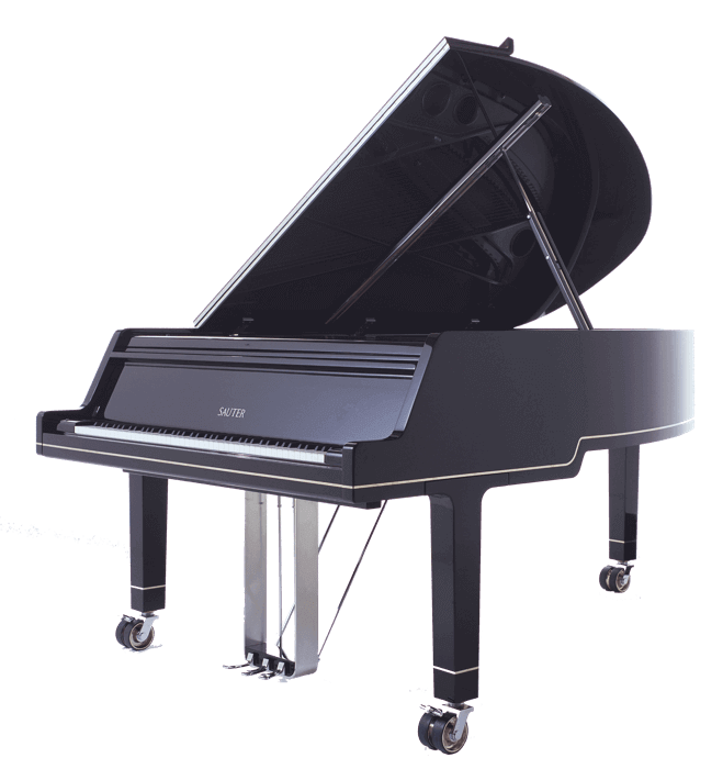 The Sauter Ambiente grand piano designed by Peter Maly