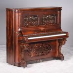 old Steinway upright piano