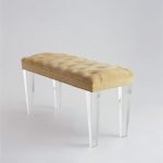 acrylic piano bench