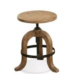 wooden piano stool