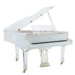 Aire™ acrylic piano_white_brass_1
