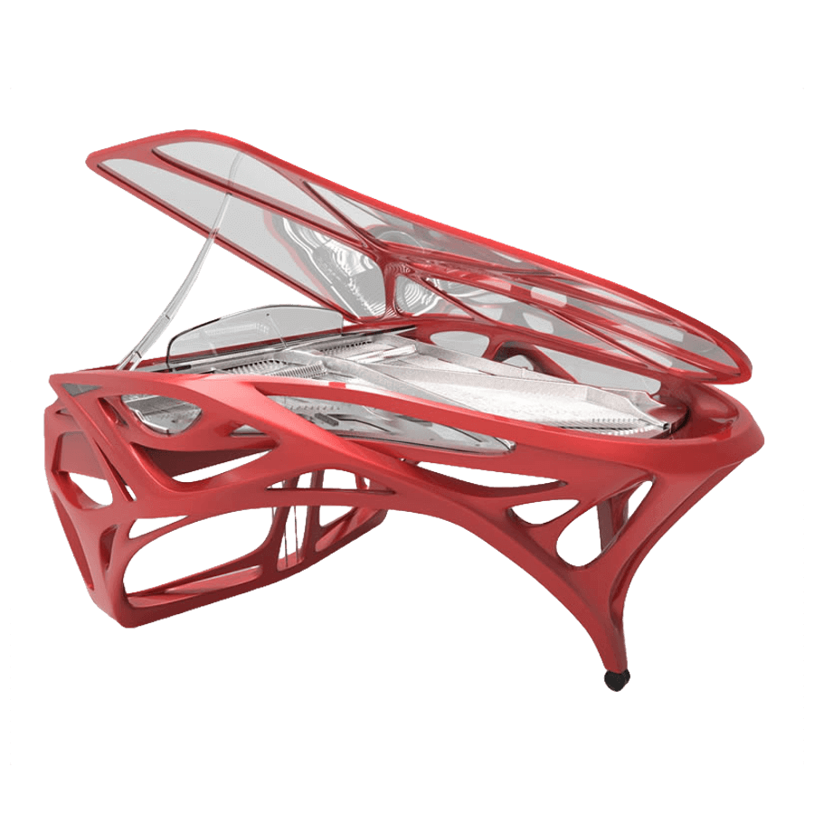 Bluthner Lucid EXO modern transparent piano_5