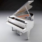 Swarovski crystal piano