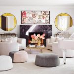 KYLIE JENNER's house in architectural digest white acrylic piano
