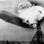 Hindenburg in flames
