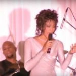 Houston performing at a state dinner in the White House