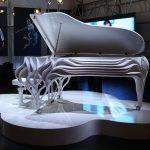 fazioli butterfly piano at the exhibition