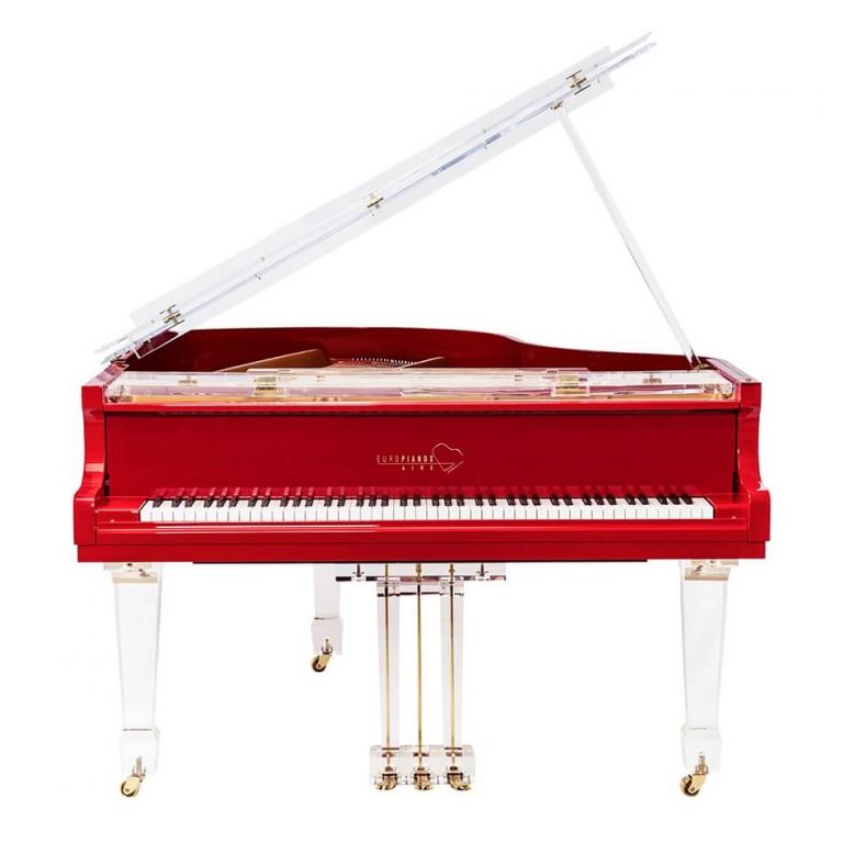 Red Baby Grand Piano for Sale