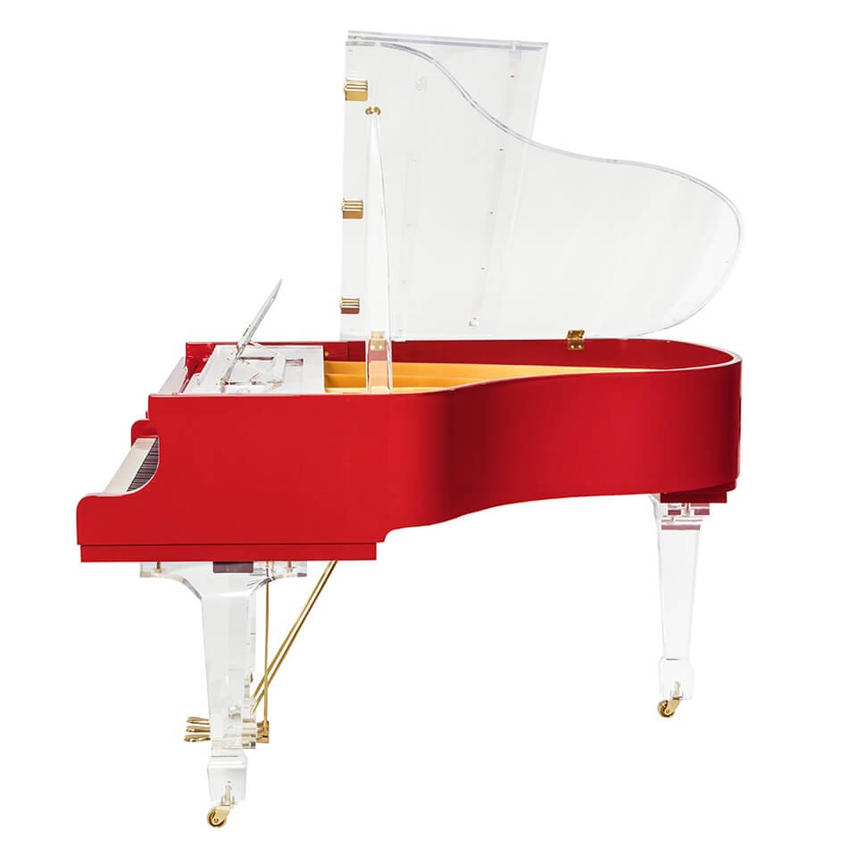 Red Baby Grand Piano for Sale