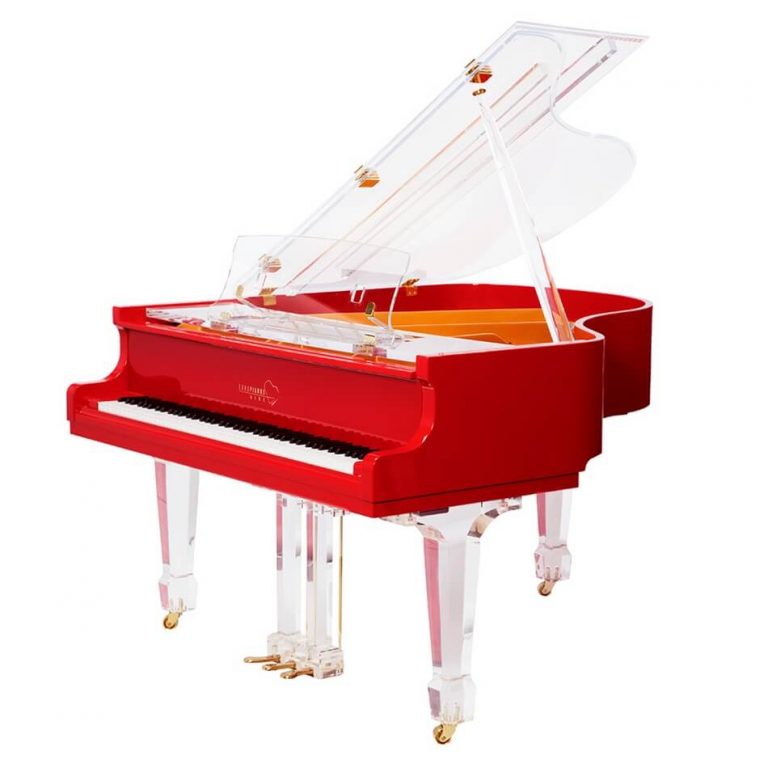 Red Baby Grand Piano for Sale